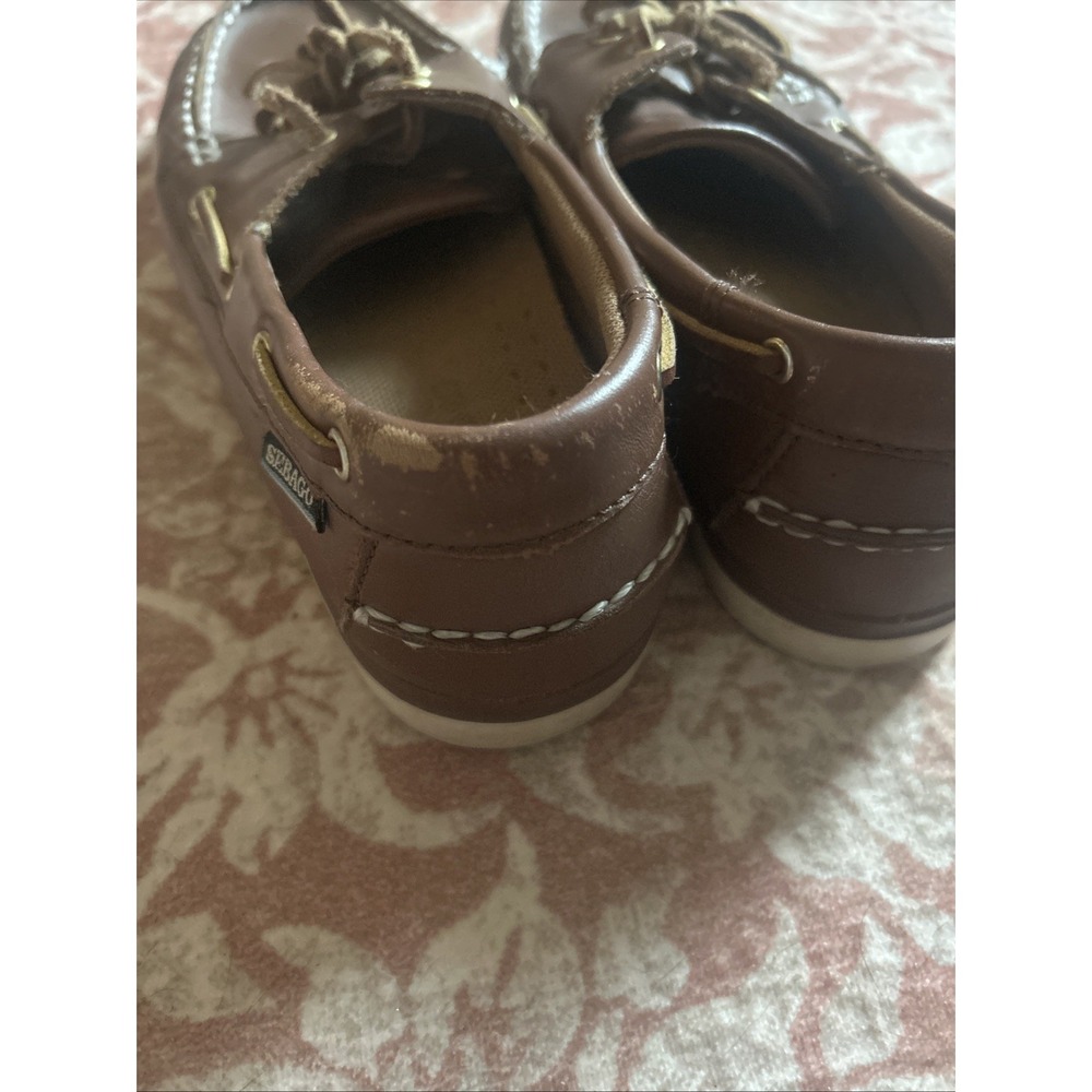 Sebago Docksides Women's Brown Shoes Loafers Size 6 M - Picture 7 of 11